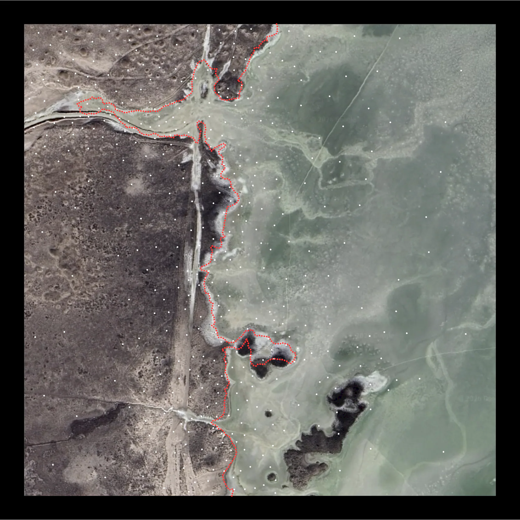 Food targets and emitter starting locations